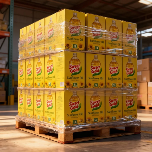 Sunflower Oil in Industrial Drum