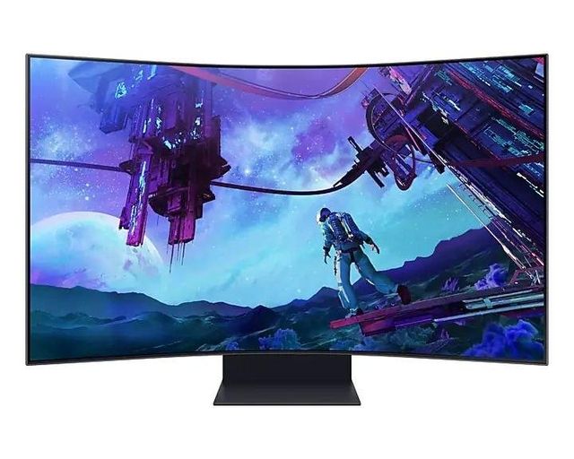 Odyssey Ark Smart Gaming Monitor - On Desk Setup