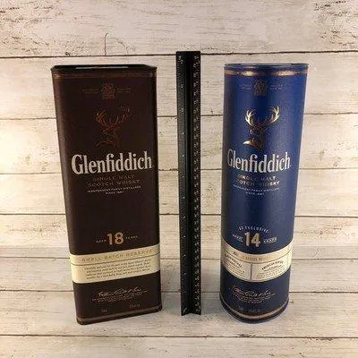 Glenfiddich 12 Year Old Single Malt Scotch Whisky Bottle
