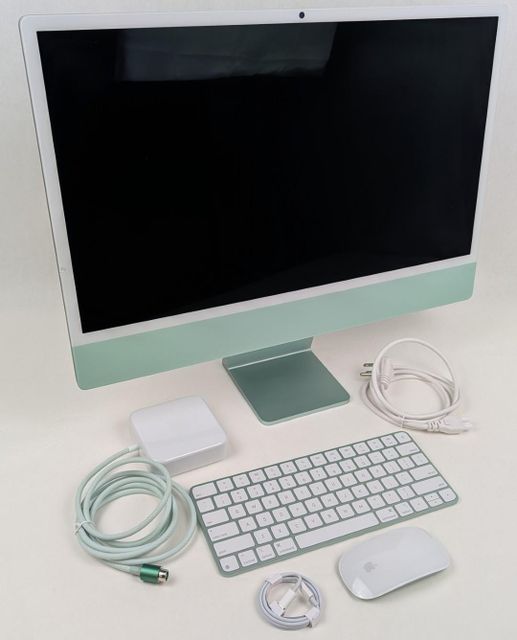 Apple iMac 24 green model