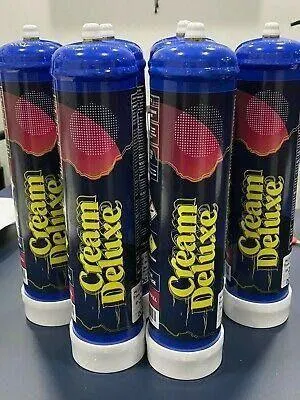 Whip cream charger cylinders displayed