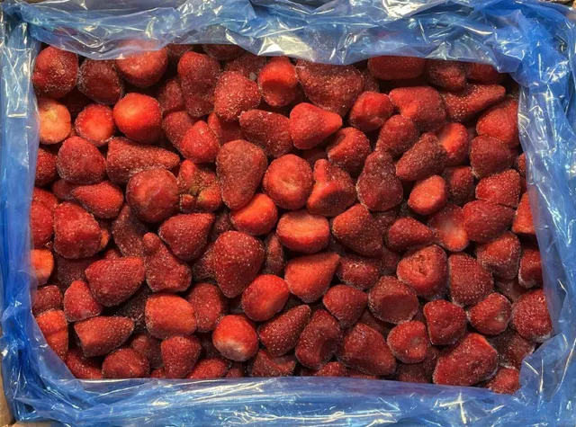 Frozen strawberries