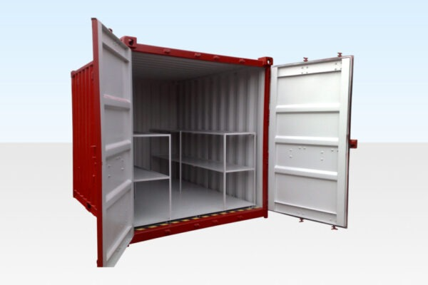 10ft Bunded Storage Container front view