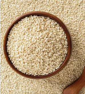 Freshly Harvested Sesame Seeds