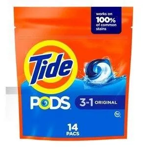 Tide PODS 3-in-1 Laundry Detergent Pack Front View