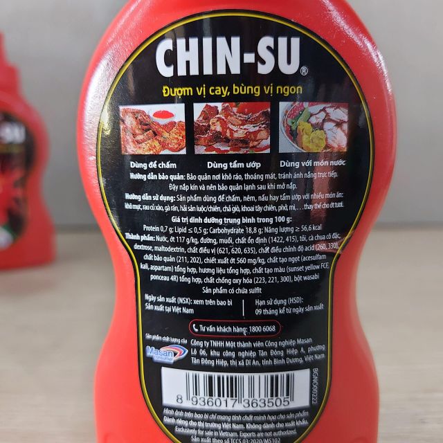 Chinsu Product Close-Up