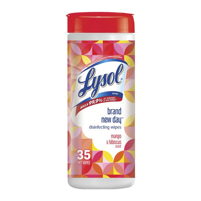 Lysol Citrus Disinfecting Wipes - Front View