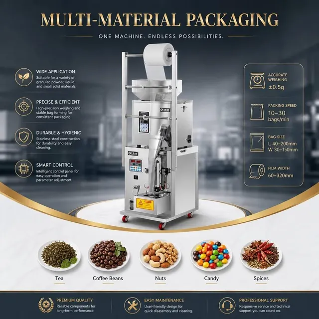 Automatic Package Machine XT-100g front view