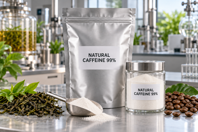 Packaging of Pure Natural Caffeine