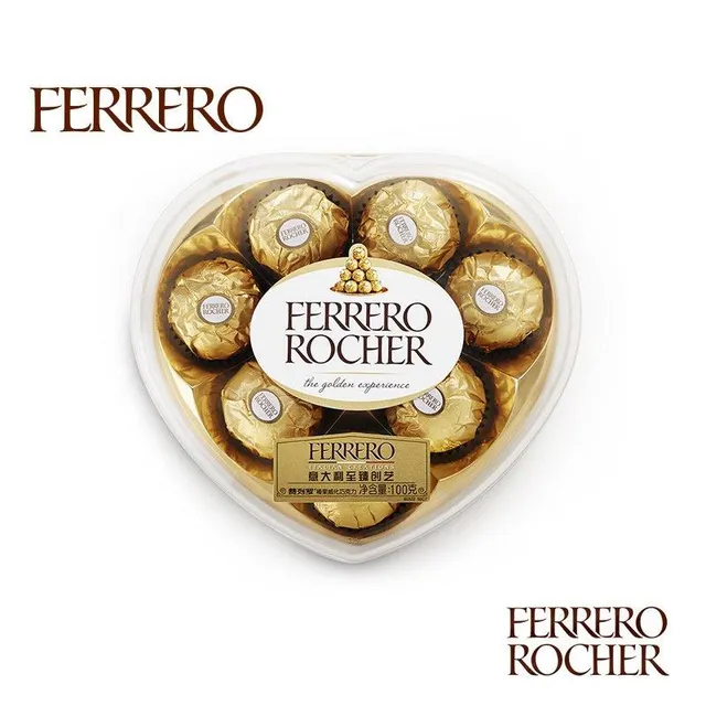 Opened Box of Ferrero Rocher 24 Pieces