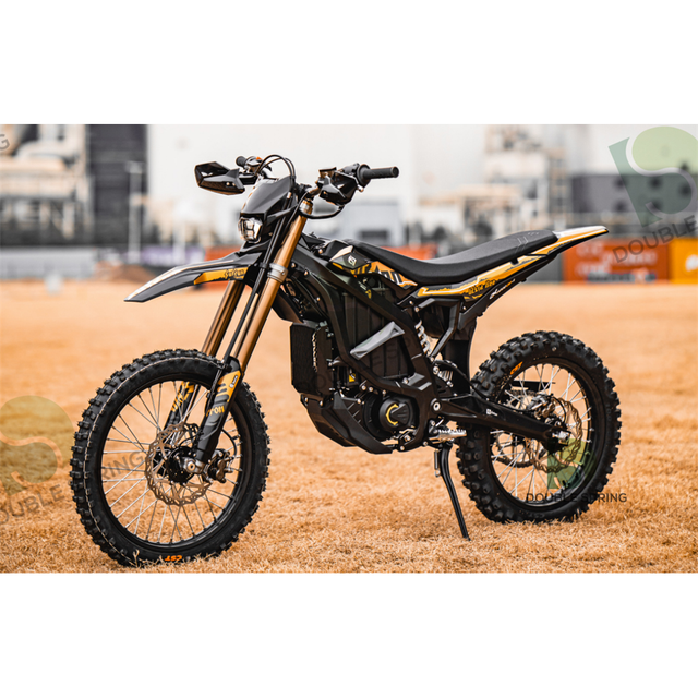 Surron Electric Dirt Bike - close up on battery