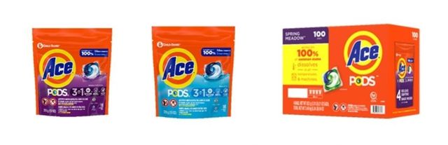 Ace Pods Liquid Laundry Detergent Pac - Spring Meadow