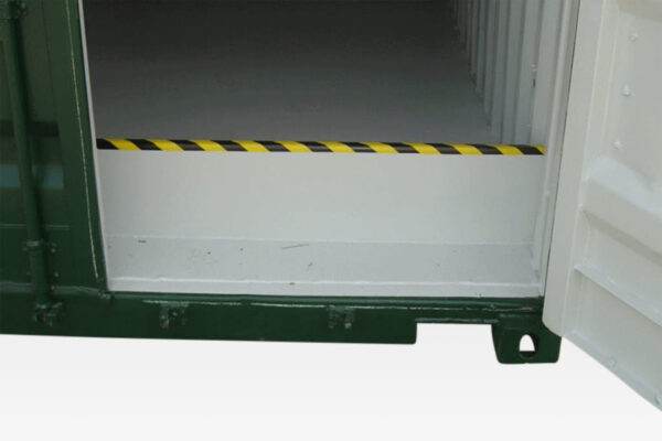 Side view of 40FT Raised Bunded Storage Container