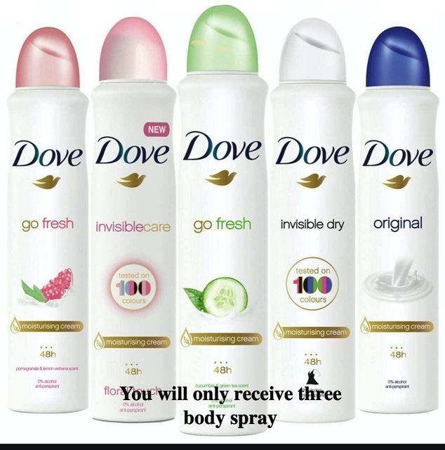 Dove Antiperspirant Deodorant Body Spray