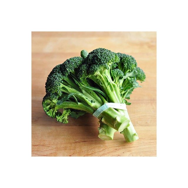 Fresh broccoli in natural light