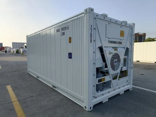 Interior View of Refrigerated Storage Container