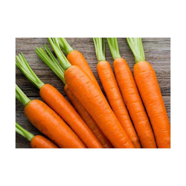 Carrots in storage container