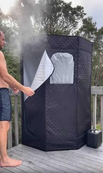 Portable Sauna Dome Closeup