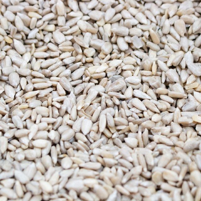 Raw sunflower seeds in natural packaging