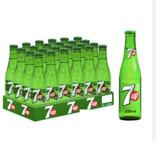 7UP Carbonated Soft Drink Bottle
