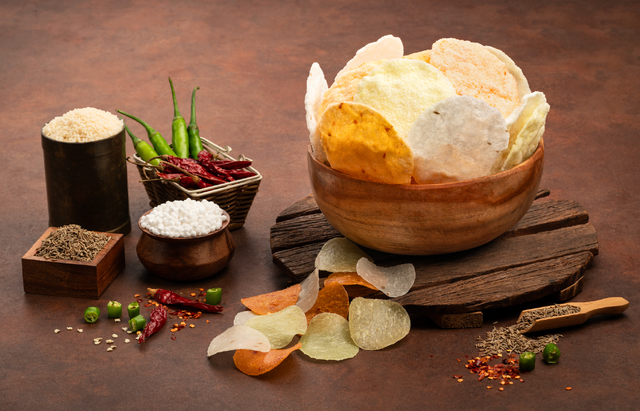 Cassava Pappad