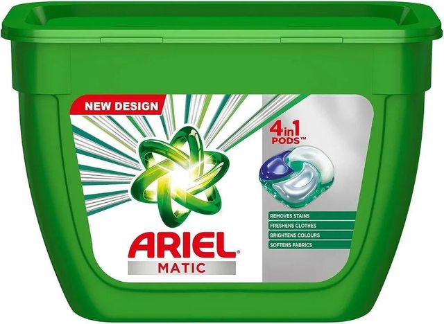 Ariel Matic 4-in-1 PODs Detergent box front view