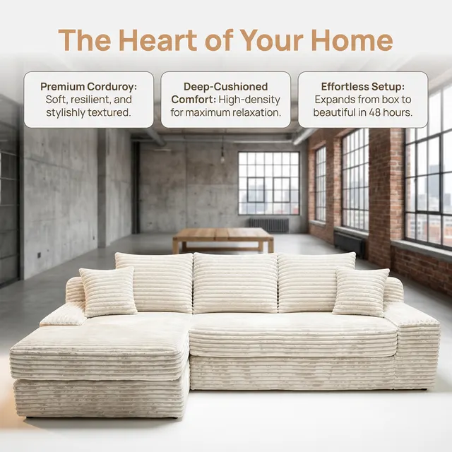 Compressed Sofa Nobel - Corner section
