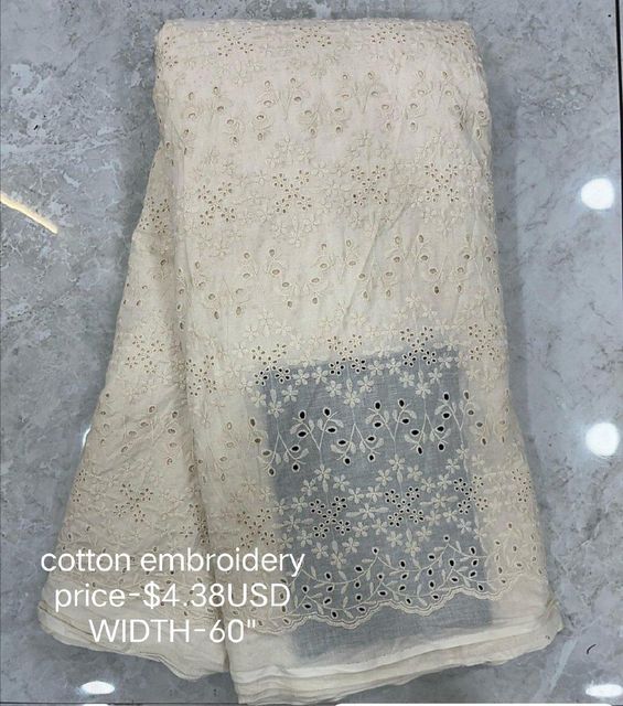 Cotton Embroidery Fabric 2