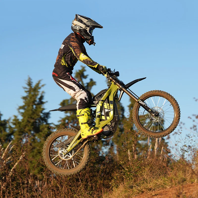 Electric Dirt Bike Front View