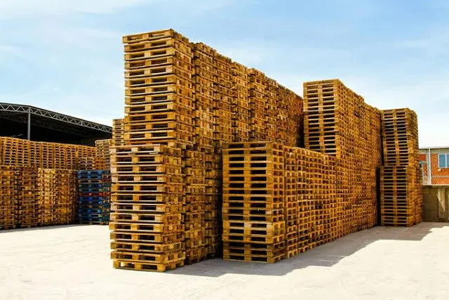 Wholesale Euro Wood Pallet - front view