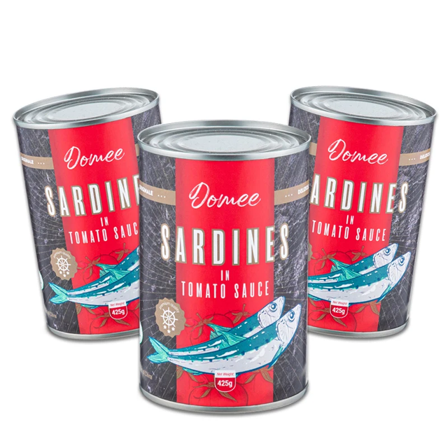 Canned sardines in tomato sauce, 155g
