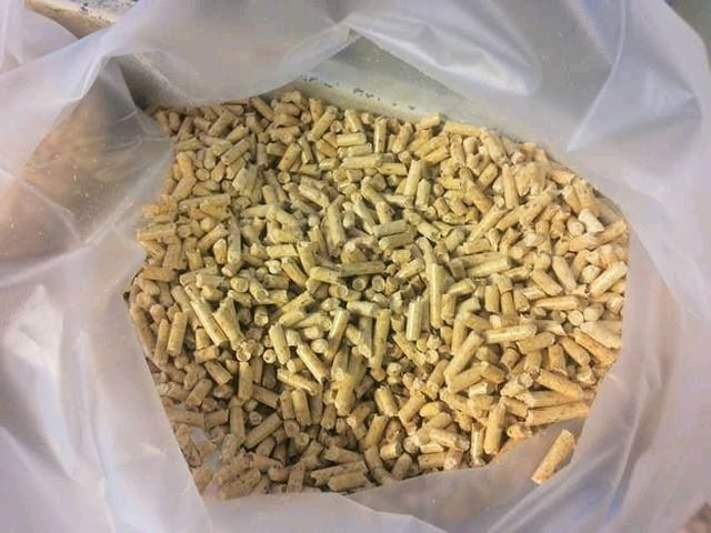 Wood Pellets in Storage