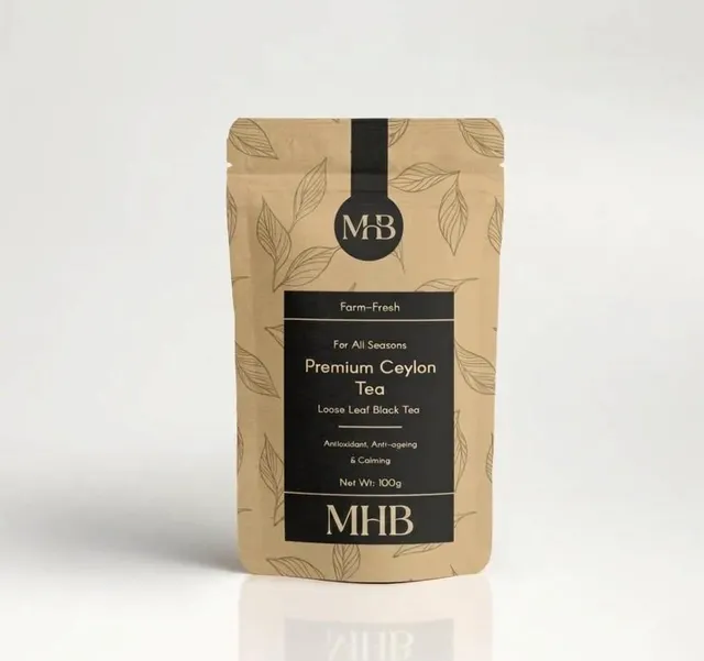 Ceylon Orthodox Tea Packaging sample