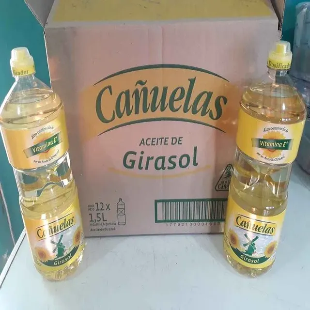 Sunflower Oil with Label