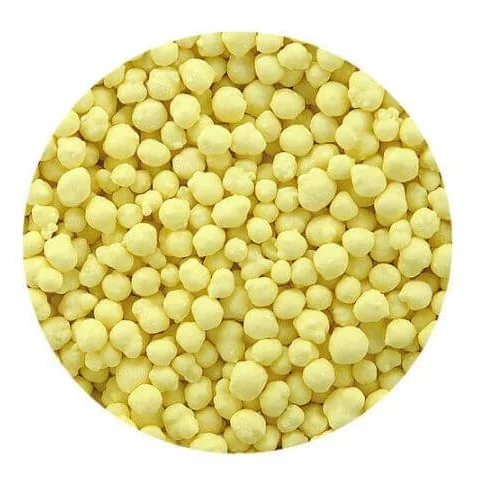 White Prilled Urea in Storage