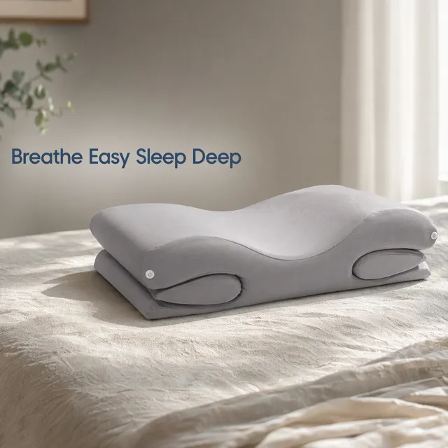 Memory Foam Sleeping Pillow - compressed roll packed