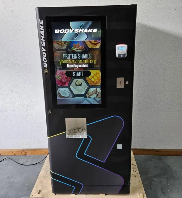 BODYSHAKE Protein Shake Vending Machine Front View