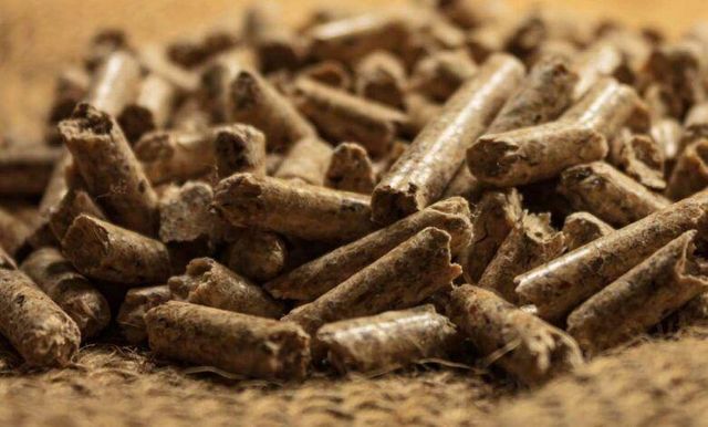 Wood Pellet in Use