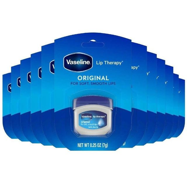 Vaseline Lip Therapy Fragrance Free Original 0.25 oz pack front