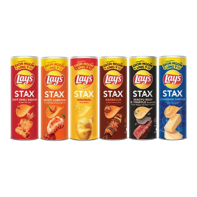 Lay's Stax Potato Chips 90g Variety - Classic Flavor