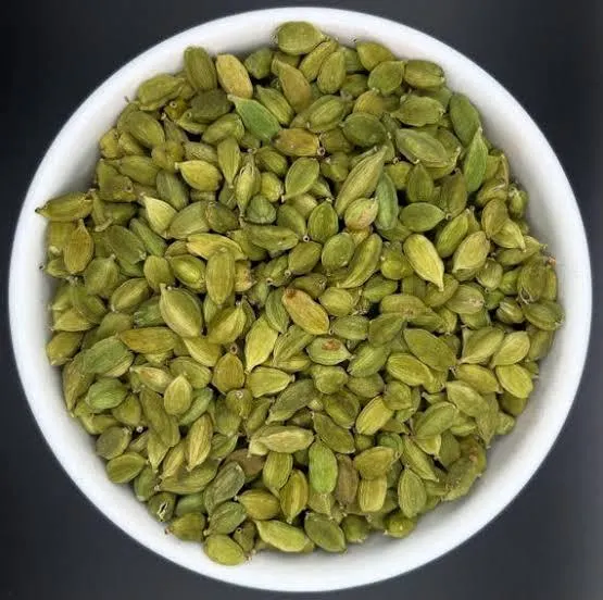 Closeup of Green Cardamom Pods