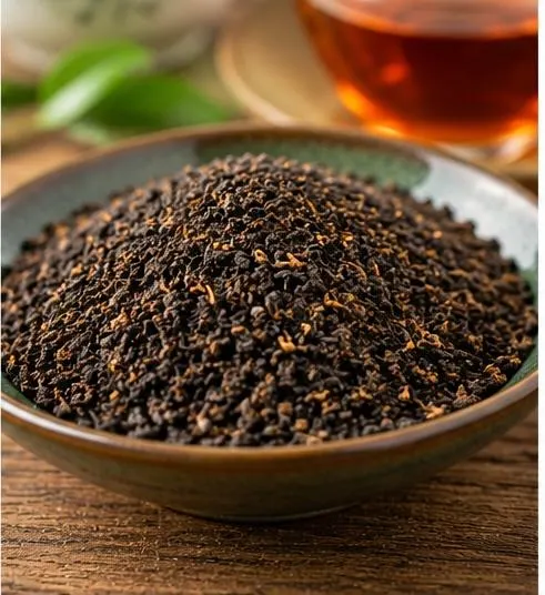Close-up of Tea Leaves