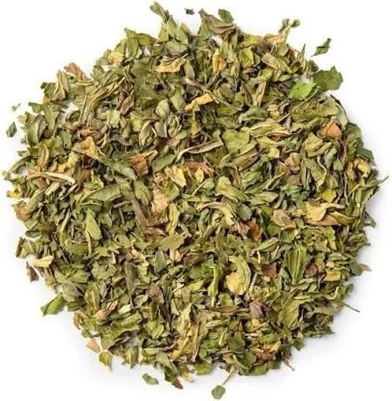Dried Peppermint Leaves in Packaging