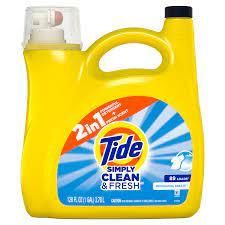 Tide Hygienic Clean Heavy 10X Duty Laundry Detergent - Close-up of Label