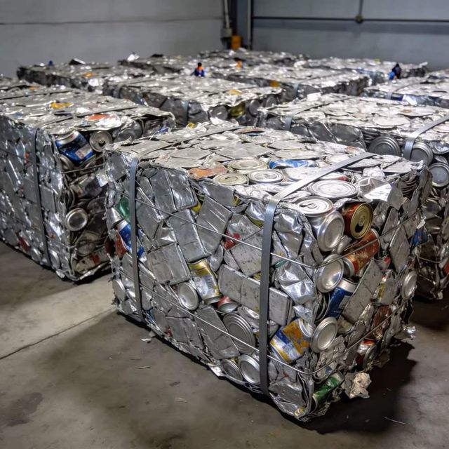 Aluminum Scrap in Bale Form