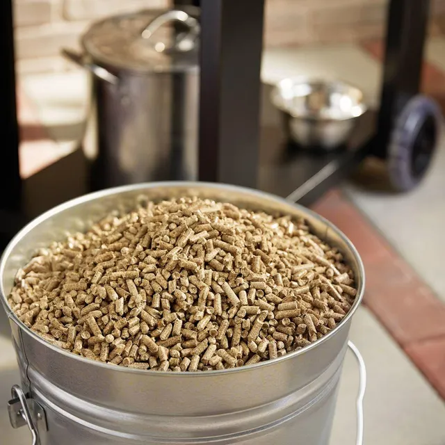 High-Quality Wood Pellets in 15kg Bag