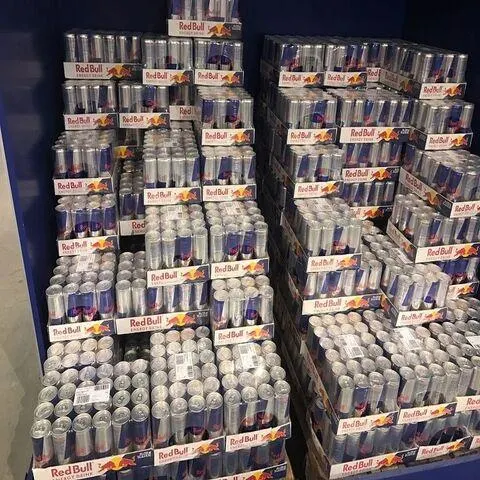 Redbull Energy Drink 250ml Can Side View