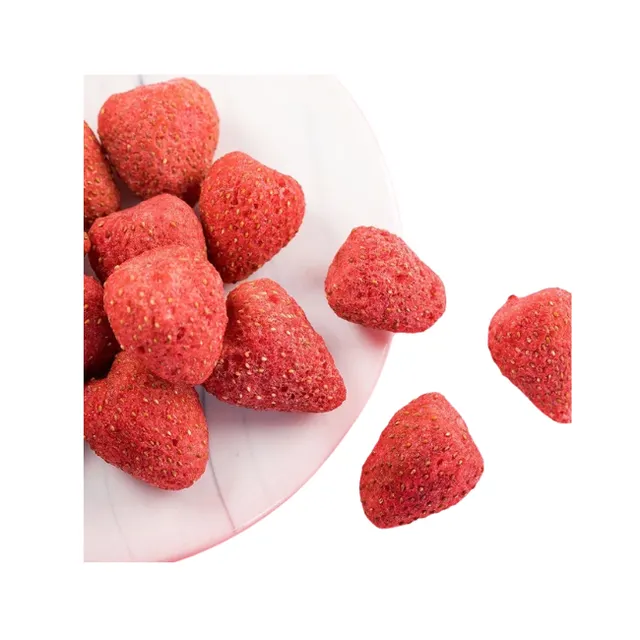 Close-up of Premium Quality Dried Strawberries