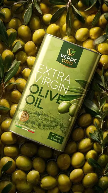 Premium Olive Oil in Glass Jar