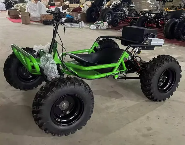 Side view of drift buggy all-terrain go-kart